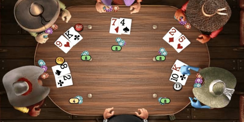 diễn biến 1 game bài poker